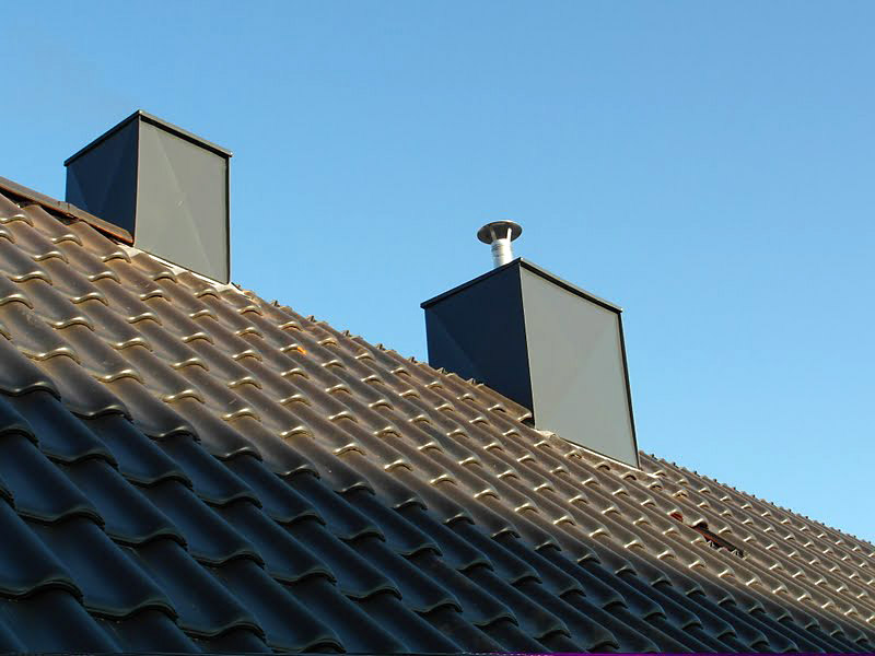 Steildacheindeckung mit Dachziegeln